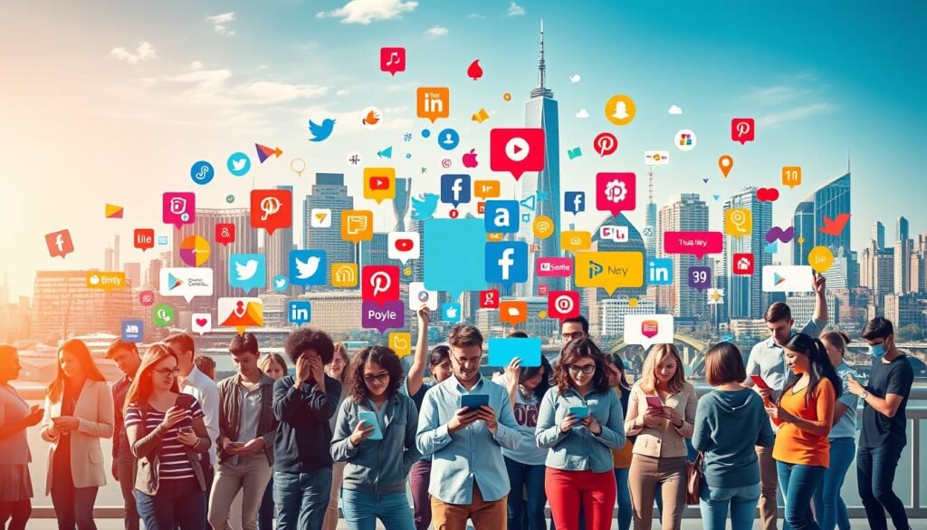 redes sociais marketing digital