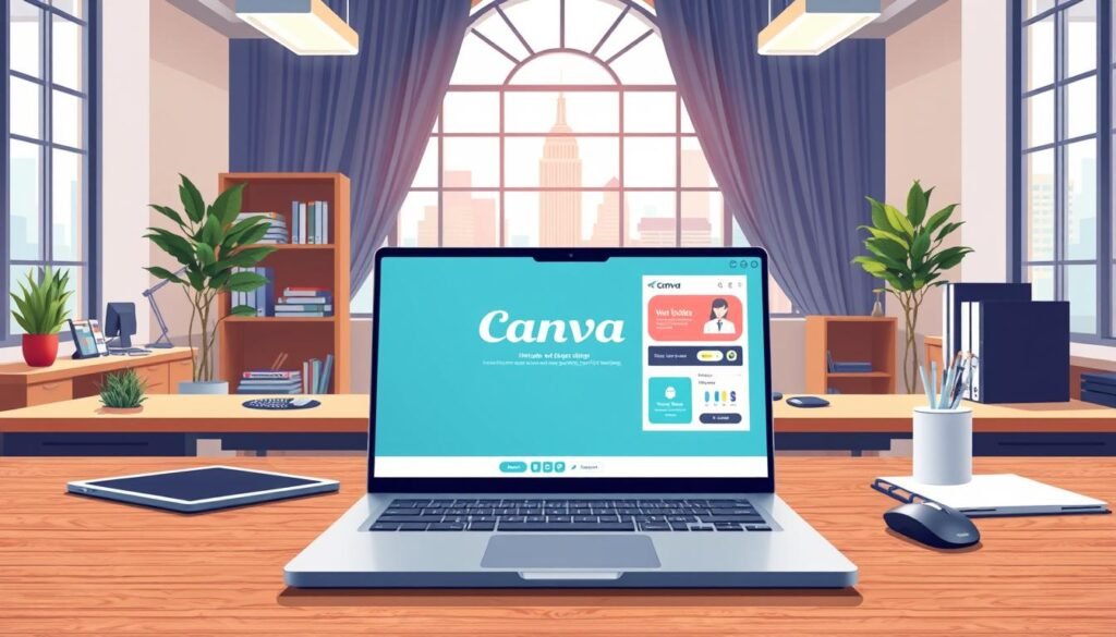 Canva para design gráfico