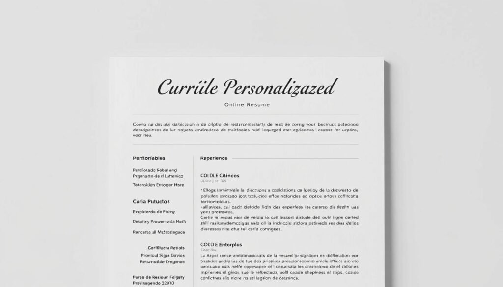 Currículo Personalizado