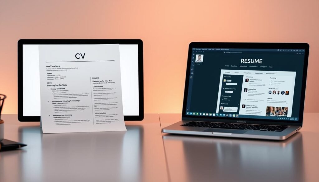 Diferenças entre CV e Currículo Online