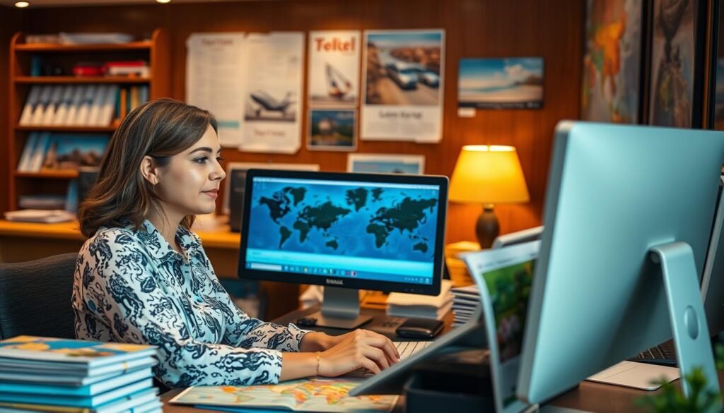 como se tornar agente de viagens online