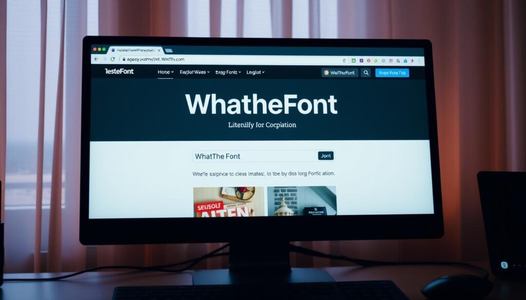 WhatTheFont identificar fontes online WhatTheFont identificar fontes online