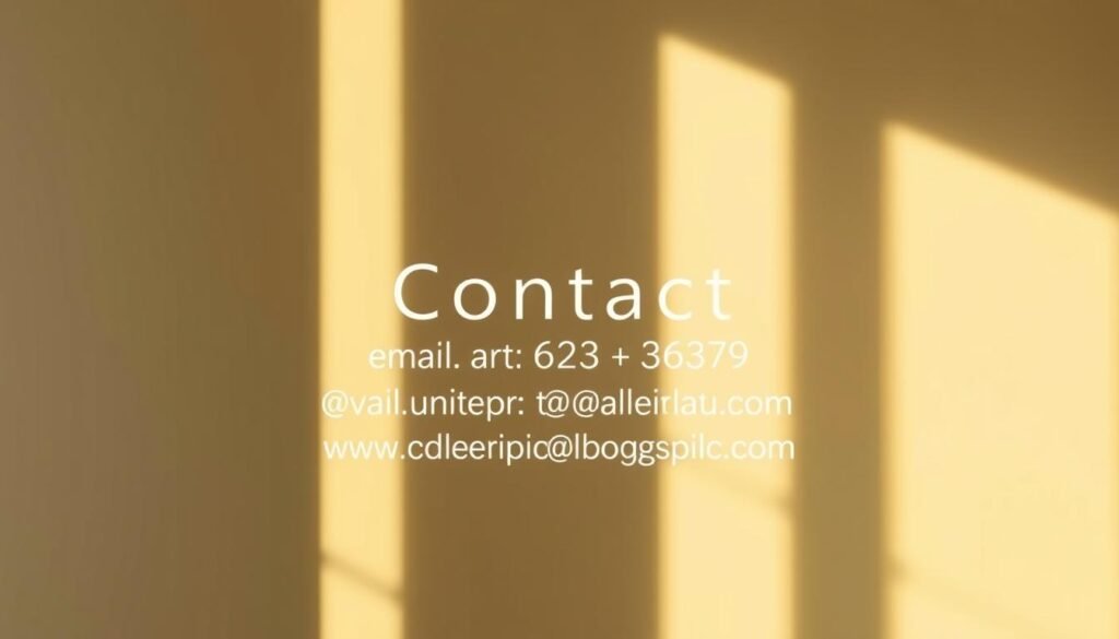 informações de contato