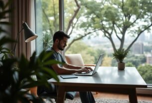 trabalhar remotamente