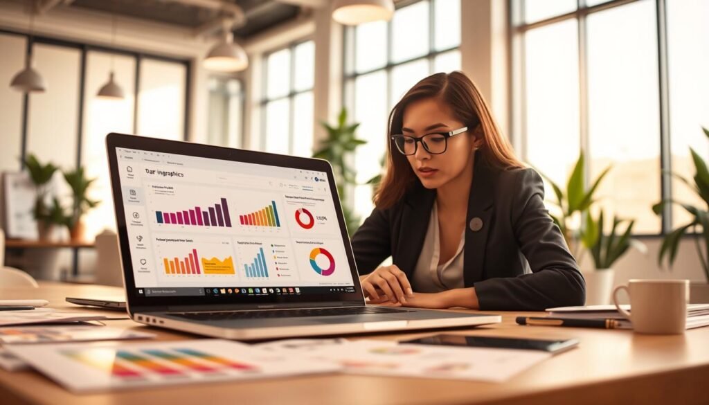 visualização de dados com Visme