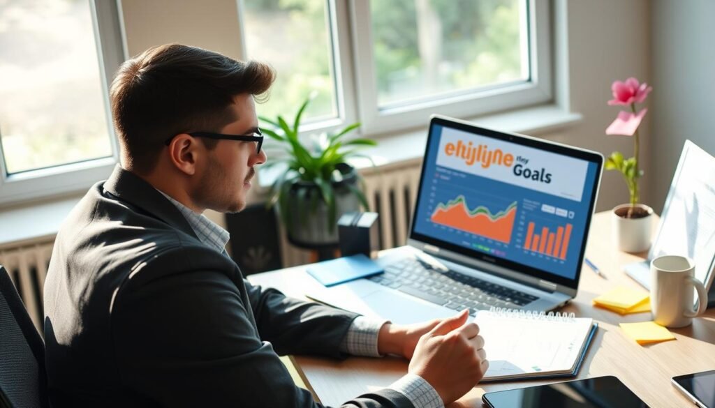 definir metas financeiras online